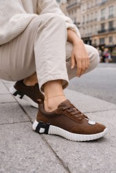 Hermes Low Top Casual Brown