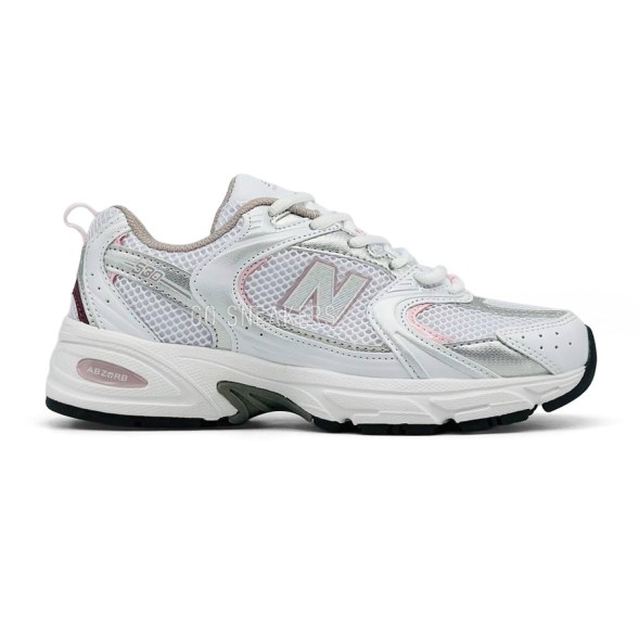 Женские кроссовки New Balance 530 White/Silver/Pink