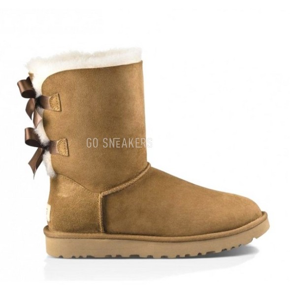 Женские угги с бантиками Bailey Bow II Chestnut
