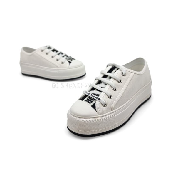 Женские кроссовки Dior Woman Full White Platform