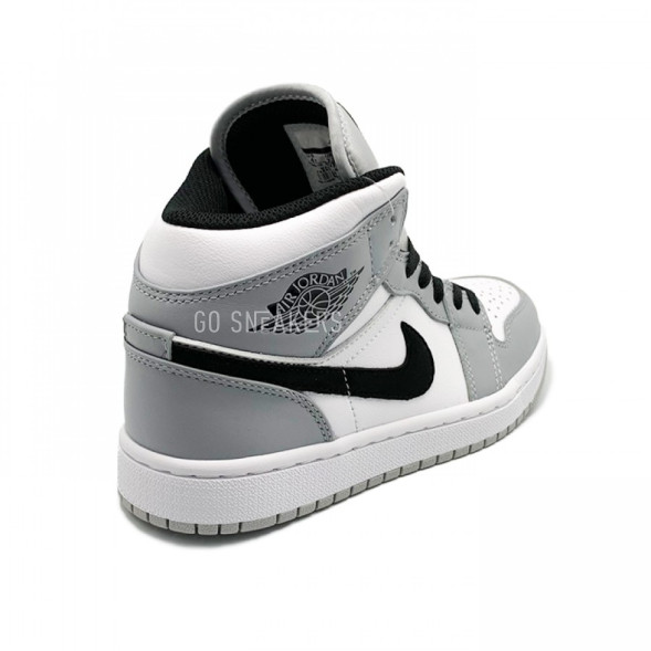 Унисекс кроссовки Nike Air Jordan 1 MID LIGHT SMOKE GREY