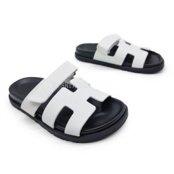 Hermes Flip-flops Leather White