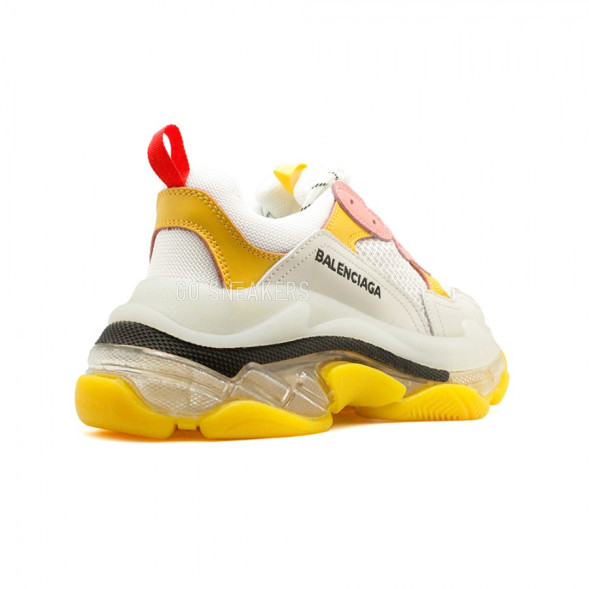 Женские кроссовки Balensiaga Triple S 2.0 White-Yellow