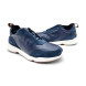 Мужские зимние кроссовки Loro Piana Man Winter Sneakers Leather Suede Navy