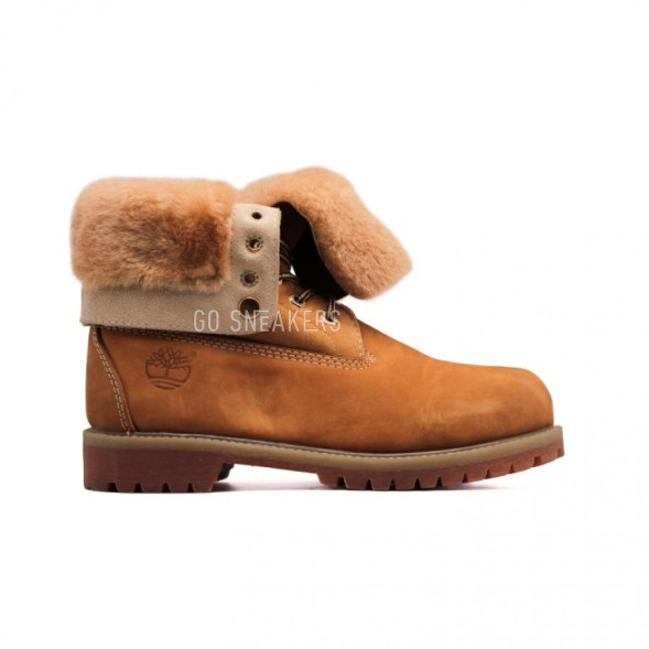 Женские ботинки с мехом Timberland Teddy Albina Chestnut