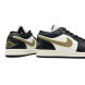 Мужские кроссовки Nike Air Jordan 1 Low Black White Gold