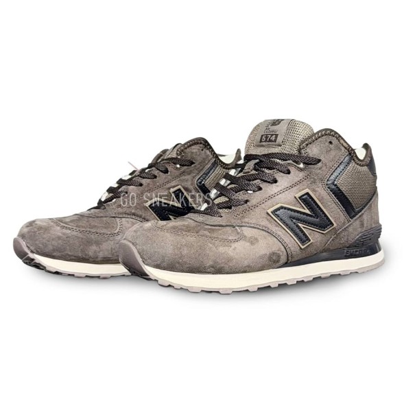 Мужские зимние кроссовки New Balance 574 Winter Suede Chocolate