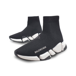 Balenciaga Speed Trainer High Top Black/White