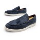 Мужские мокасины Santoni Man Moccasins Navy