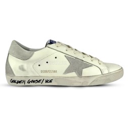 Golden Goose Super-Star With White-Grey-Ice