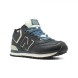 Женские кроссовки New Balance 574 High-top Navy Leather