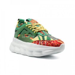 Versace Chain Reaction Green Multicolor Print