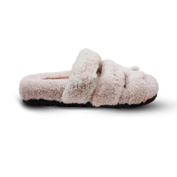 Женские сандалии Hermes Flip-flops Wool Light Pink