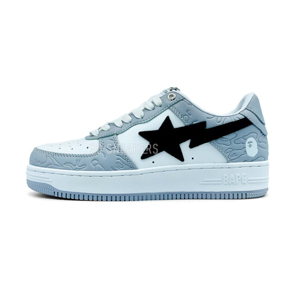 Унисекс кроссовки Nike Air Force 1 Bape Sta Grey