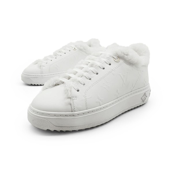 Унисекс зимние кроссовки Louis Vuitton Sneakers Winter Full White