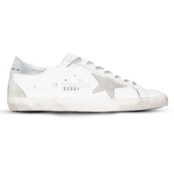 Golden Goose Super-Star White Silver