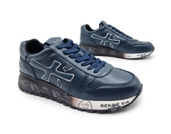 Унисекс кроссовки Premiata 483 Leather Navy