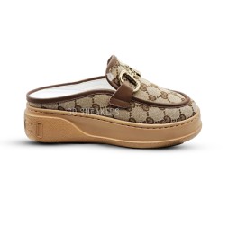 Gucci Sabo Leather Brown