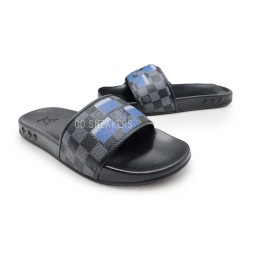 Louis Vuitton Flip-flops Black/Blue