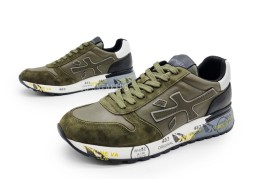 Premiata 483 Suede/Leather Khaki