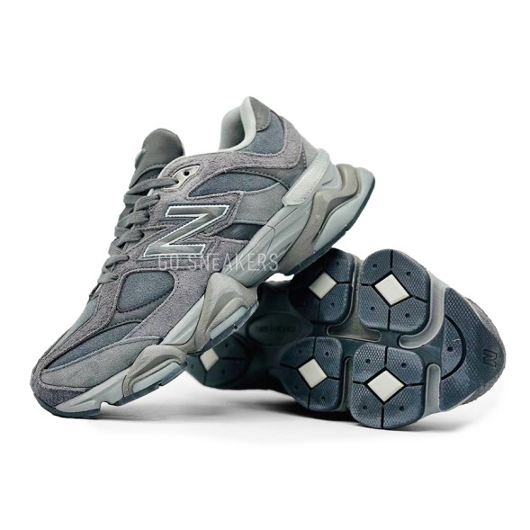 Зимние унисекс кроссовки New Balance 9060 Winter Suede Unisex Dusk Grey