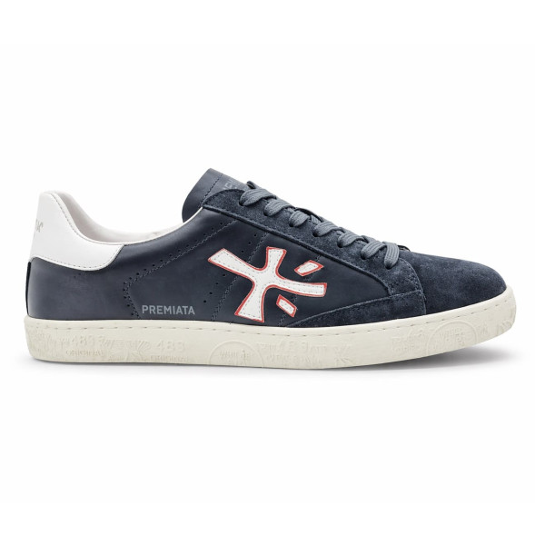 Унисекс кроссовки Premiata Sneakers Leather/Suede Grey