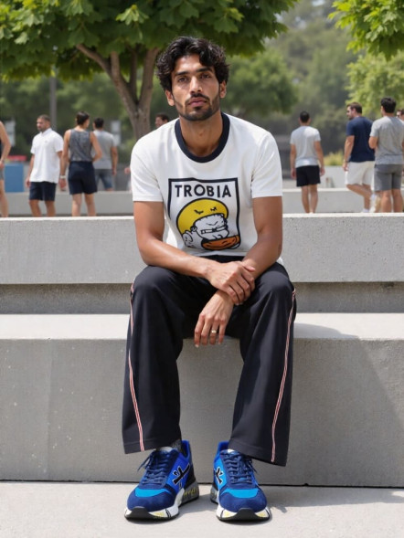 Унисекс кроссовки Premiata 483 Suede/Textile Blue