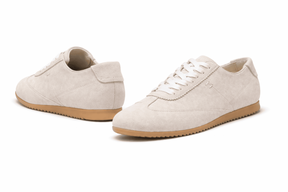 Женские кроссовки The Row Suede Sneakers White