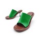 Женские мюли JW Anderson Bumper-Tube Green/Chocolate