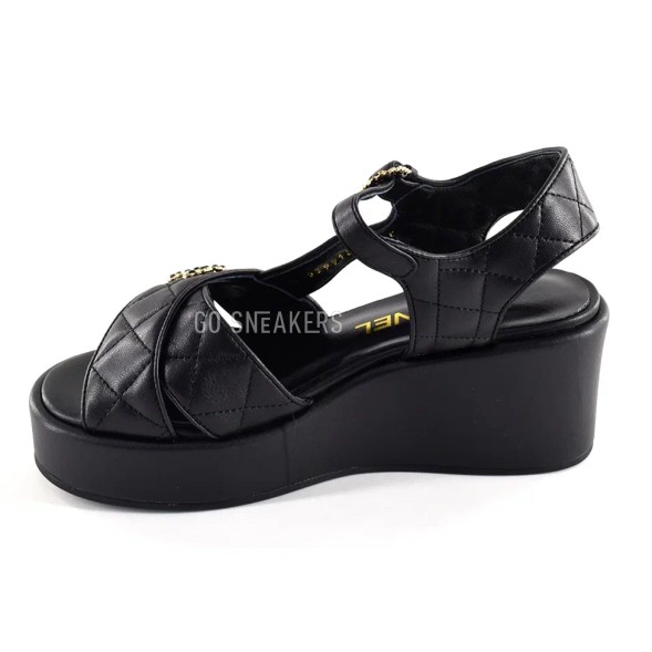 Женские босоножки Chanel Sandals Black