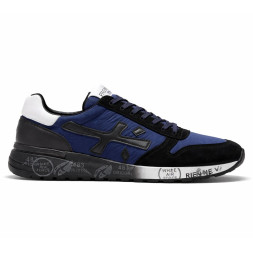 Premiata Mick Suede/Textile Black/Navy 