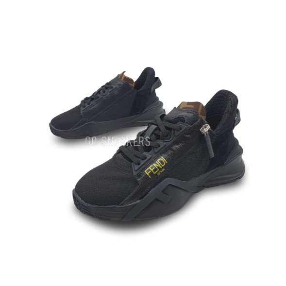 Женские кроссовки Fendi Flow Black