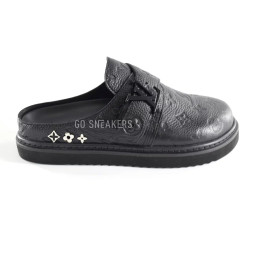 Louis Vuitton Slipper Leather Black 