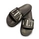 Мужские тапочки Valentino Slides Man Black/White
