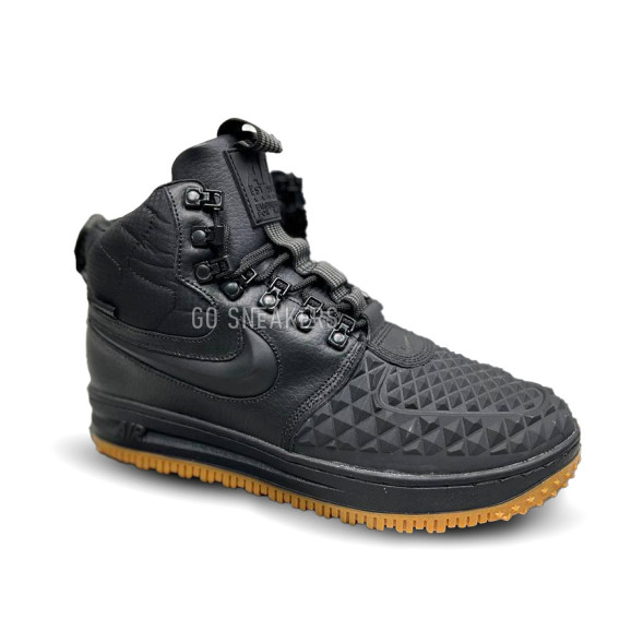 Мужские зимние кроссовки Nike Air Lunar Force 1 Duckboot  Man Black Winter