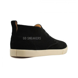 Loro Piana Freetime Lace Up Sneakers Black Suede