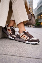 Premiata 483 Textile/Suede Beige/Brown