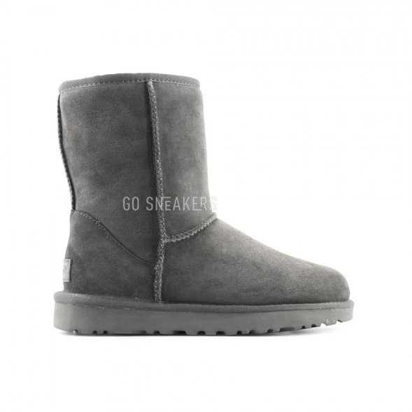 Женские непромокаемые короткие угги Classic Short Grey II