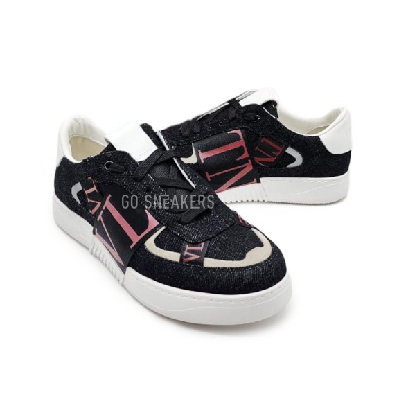 Унисекс кроссовки Valentino VL7N Low Top Black/Pink