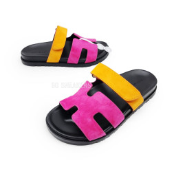 Hermes Flip-flops Chypre Unisex Rose/Orange