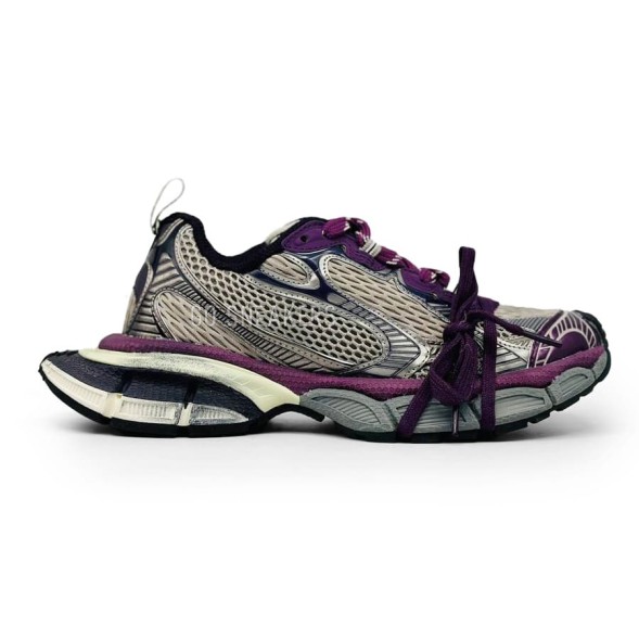 Женские кроссовки Balenciaga 3XL Chunky Silver Purple