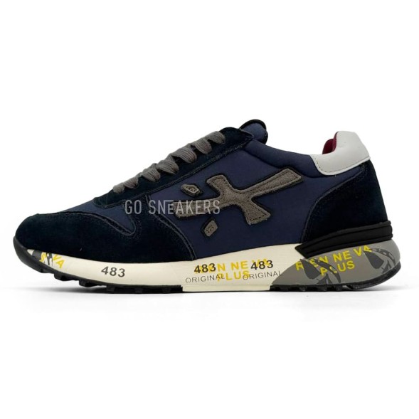 Мужские кроссовки Premiata 483 Suede Navy/Black