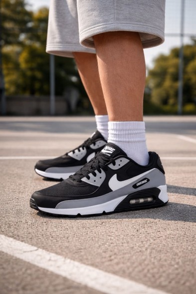 Мужские кроссовки Nike Air Max 90 Black/Grey