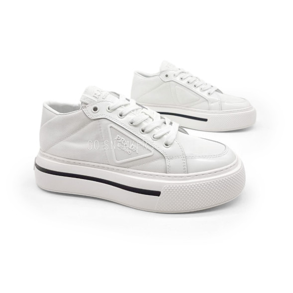 Унисекс кроссовки Prada Macro Low White