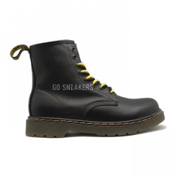 Женские ботинки с мехом Dr. Martens Black