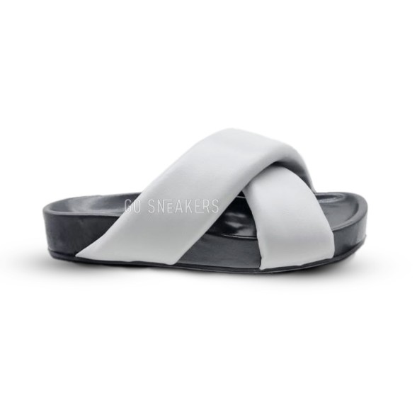 Женские шлепки JW Anderson Flip-flops Leather Black/Grey