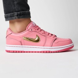 Nike Air Jordan 1 Low MM Perfect Pink Metallic Gold