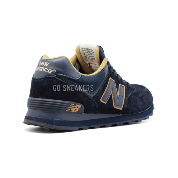 Мужские кроссовки New Balance 574 Navy-yellow
