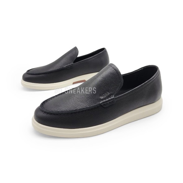 Мужские лоферы Hugo Boss Loafers Leather Black