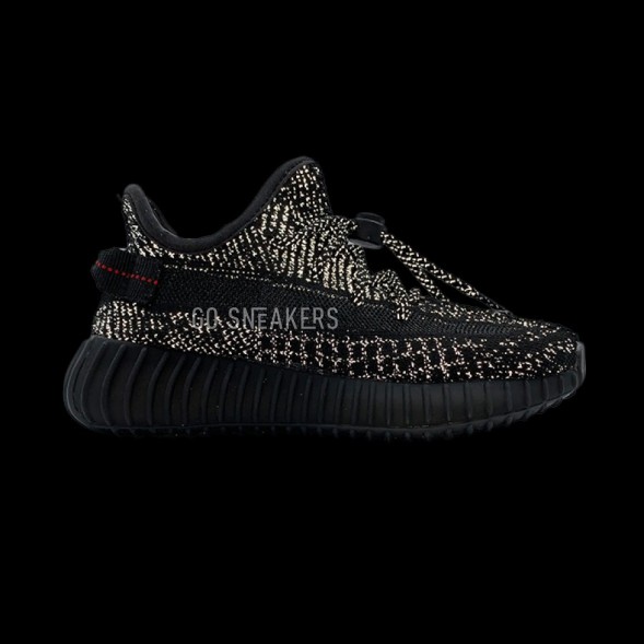 Детские кроссовки Adidas Yeezy Boost 350 v2 Reflective - Black